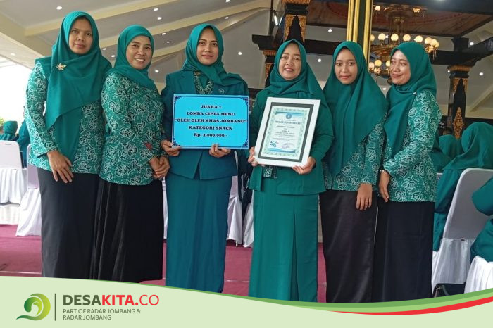 TP-PKK Desa Watudakon, Kecamatan Kesamben Jombang Raih Juara 1 Lomba Cipta Menu, Ini Strateginya