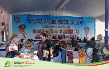 Disdagrin Jombang Fasilitasi Promosi Produk Unggulan Desa di Unduh-Unduh Mojowarno