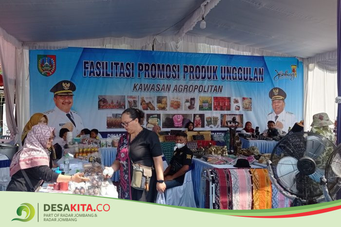 Disdagrin Jombang Fasilitasi Promosi Produk Unggulan Desa di Unduh-Unduh Mojowarno