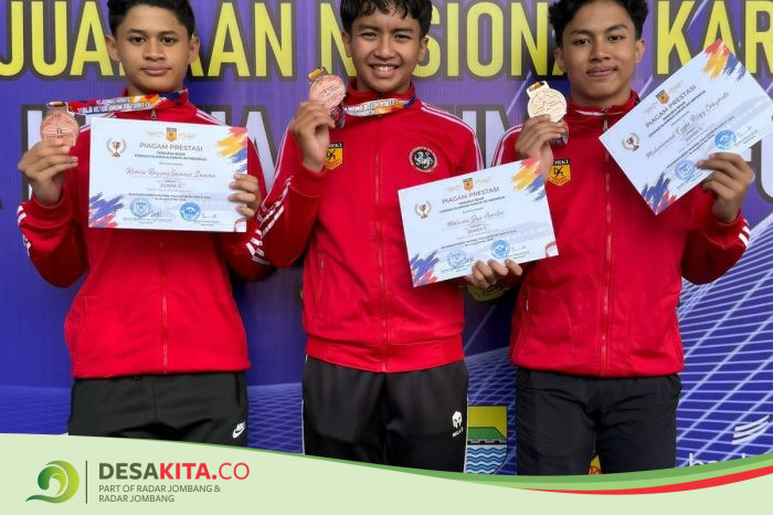 Keren! Karateka Jombang Bawa Pulang Emas dan Dua Perunggu dari Kejurnas PB Forki