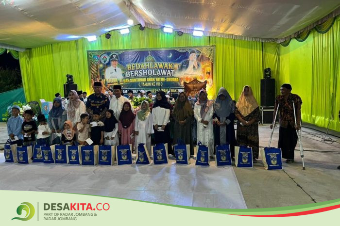 Desa Bedahlawak, Kecamatan Tembelang Jombang Gelar Cek Kesehatan Gratis dan Santunan Anak Yatim Warnai Sedekah Desa