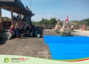 Ratusan Warga Ikuti Sedekah Bumi dan Berebut Gunungan di Dusun Grobogan Karangpakis