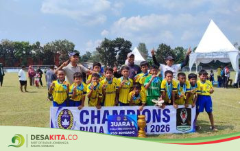 Pesawat FC Juara Piala Presiden 2026, Wakili Jombang ke Tingkat Provinsi dan Nasional