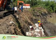 Desa Pungging, Kecamatan Pungging, Ajak Masyarakat Gotong Royong Normalisasi Sungai Sumber Pasinan
