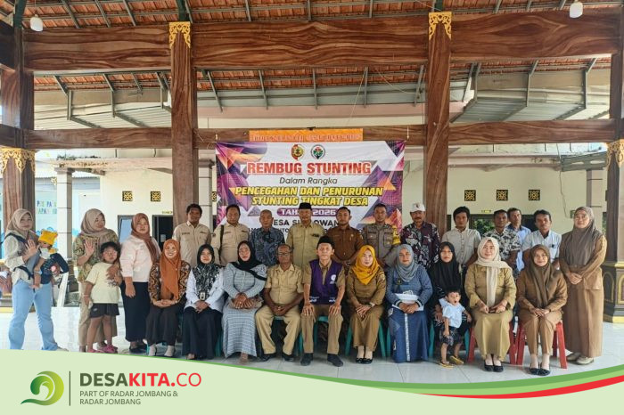 Desa Singowangi, Kecamatan Kutorejo, Wujudkan Generasi Sehat lewat Rembuk Stunting