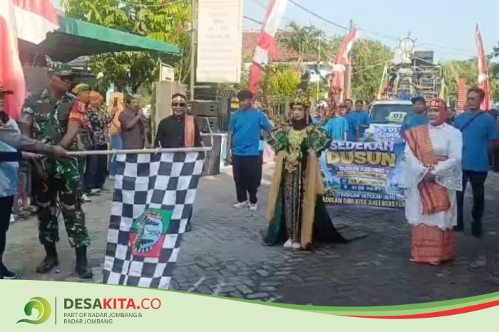 Ribuan Warga Padati Pawai Budaya Sedekah Dusun Kedung Jombang, Atraksi Tradisional hingga Modern Memukau
