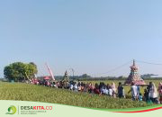 Sedekah Bumi Dusun Klepek, Desa Sukoiber Jombang Jadi Magnet Warga, Gunungan Hasil Panen Diperebutkan