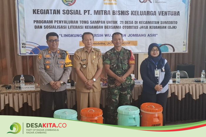 Dukung Jombang Resik dan Masyarakat Terliterasi Keuangan, PT MBK Ventura Gelar Edukasi Keuangan dan Salurkan Bantuan