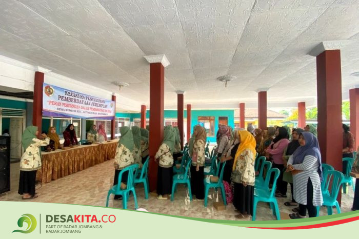 Desa Kumitir, Kecamatan Jatirejo Berdayakan Perempuan untuk Membangun Desa