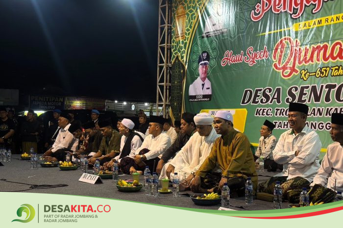 Desa Sentonorejo, Kecamatan Trowulan, Sukses Gelar Haul Syekh Djumadil Kubro, Peroleh Dukungan Pemkab