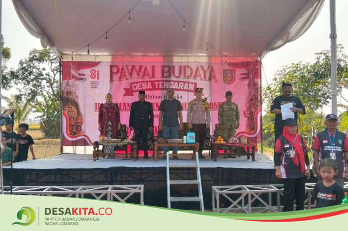 Meriah! Pawai Budaya Desa Tengaran Sedot Perhatian Ribuan Warga Jombang