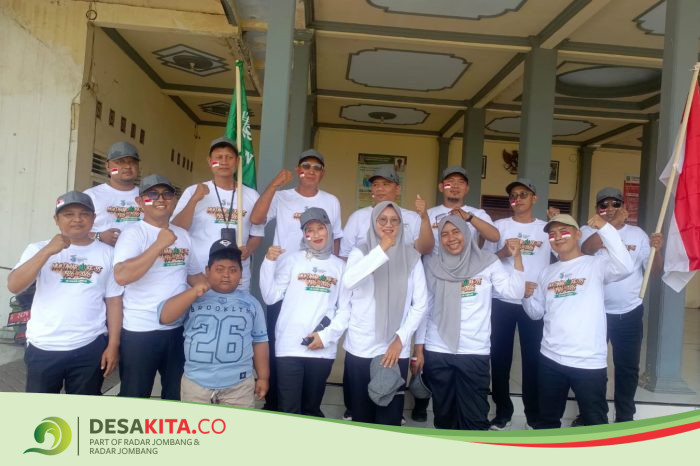 Meriah! Desa Tugusumberjo, Kecamatan Peterongan Jadi Tuan Rumah Pemberangkatan Gerak Jalan Kecamatan Peterongan