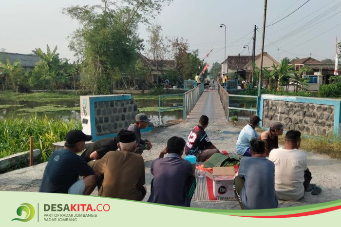 Jembatan Desa Kudubanjar Jombang Segera Dibangun, Warga Gelar Syukuran