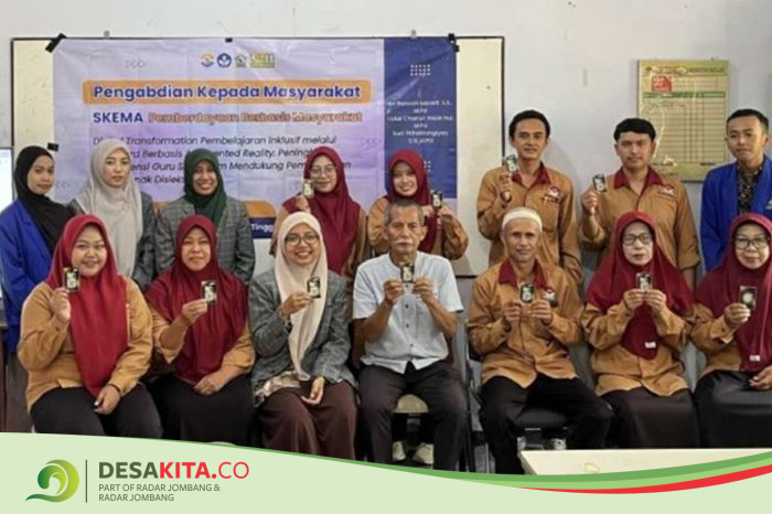 Unwaha Jombang Dampingi Guru SLB Cendekia Kembangkan Media AR