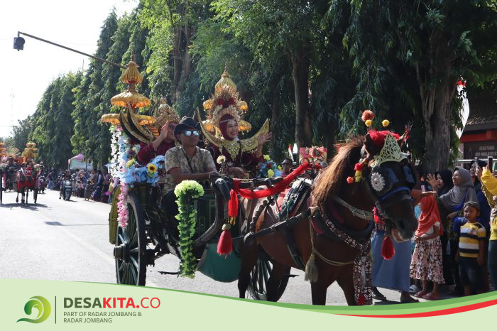 Meriahkan GFC 2026, Pemdes Krembangan Jombang Tampil Bak Kerajaan Majapahit