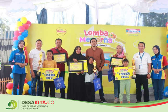 Kolaborasi Indomaret dan Dancow FortiGro, Sukseskan Lomba Mewarnai di Jombang