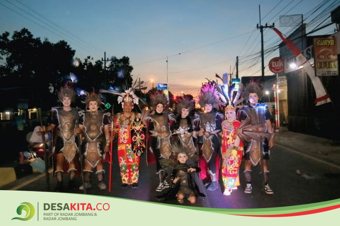 Desa Mojotrisno, Kecamatan Mojoagung Angkat Budaya Dayak di Wirosobo Fest 2026