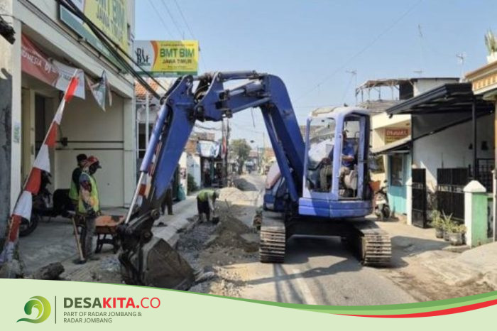Dua Jalan di Jombang Diperbaiki, Pengendara Diminta Alih Jalur