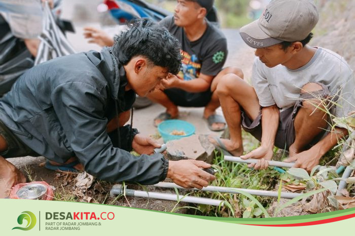 Pamsimas Desa Kebondalem Jombang Belum Pulih Total, Perbaikan Pipa Dikebut