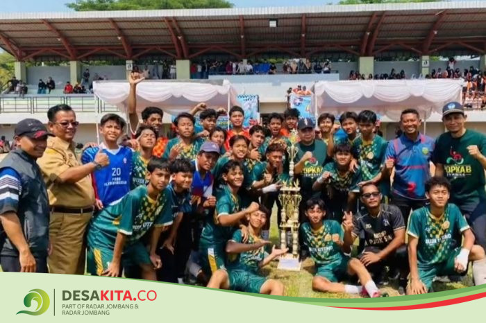 Pesta Gol di Final Popkab Jombang, SMP Budi Utomo Juara